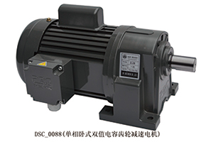 單相臥式雙值電容齒輪減速電機 單相臥式雙值電容齒輪減速電機